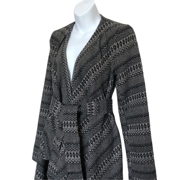 Jack By BB Dakota Women’s Wool Blend Kimmy Dark Grey Sweater Jacket Sz S - Picture 5 of 10